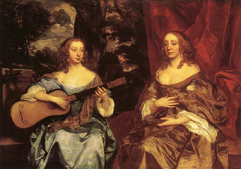 Sir Peter Lely Two Ladies of the Lake Family oil painting image